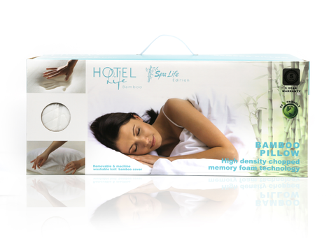 In the Box Luxury Bamboo Memory Foam Pillow