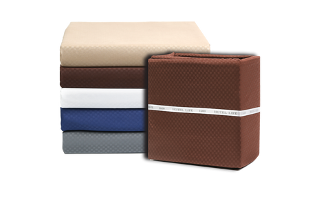 Brushed Microfiber Sheet Sets Check Pattern