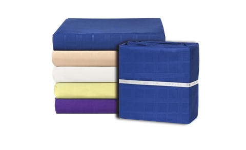 Brushed Microfiber Sheet Sets Square Pattern