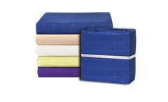 Brushed Microfiber Sheet Sets Square Pattern